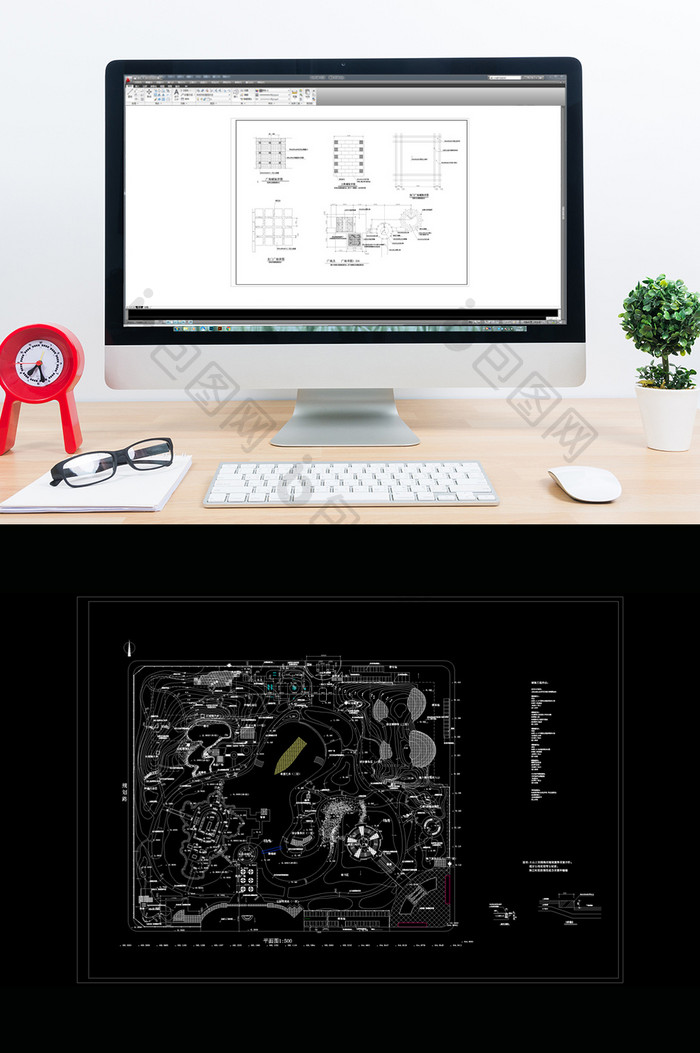绿洲公园景观设计CAD施工图