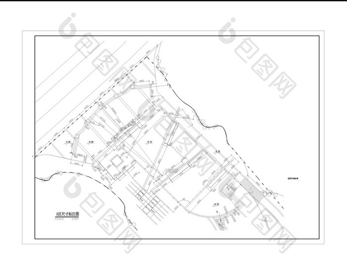 休闲公园景观设计施工图CAD