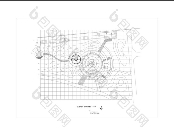 沿河公园景观设计CAD