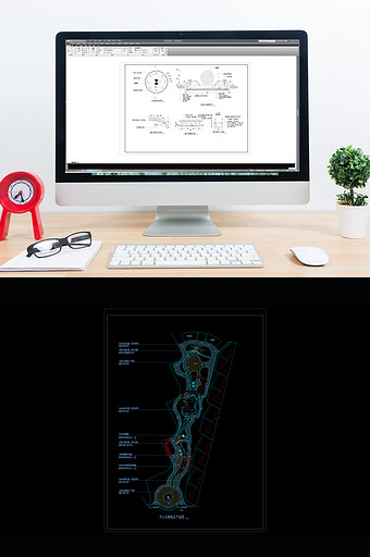 园林公园景观设计施工图CAD图片