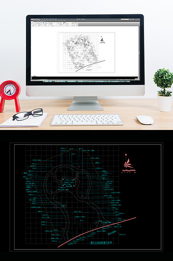 园林花卉公园景观施工图CAD图片