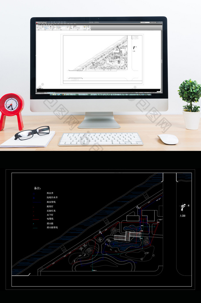 园林景观设计CAD施工图图纸