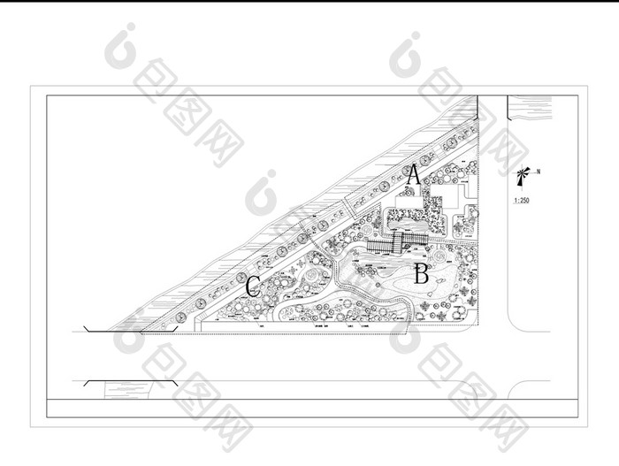 园林景观设计CAD施工图图纸