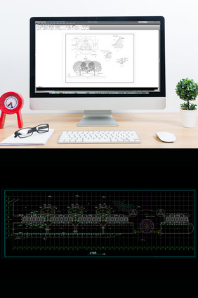 走廊景观设计CAD施工图