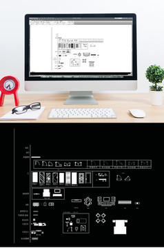 CAD常用动态图块
