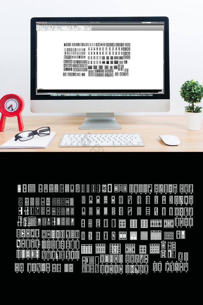 CAD门表图纸模块图片