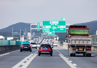 节假日车流高速路车辆<strong>交通运输</strong>