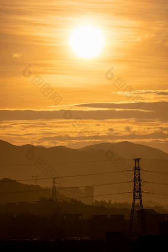 大气<strong>唯美</strong>日出日落光影