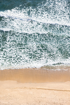 海景海滩浪花波浪沙滩