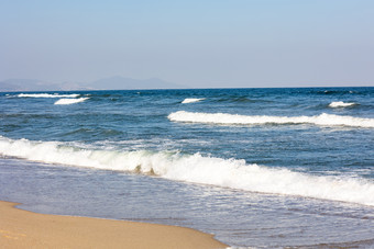 海景海滩<strong>浪花</strong>波浪沙滩