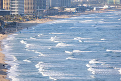 海景海滩浪花波浪沙滩