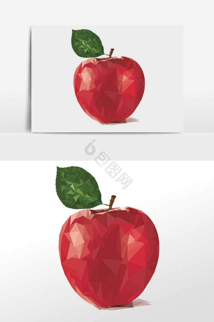 水果苹果插画图片