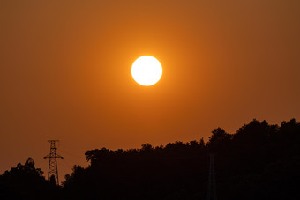 大气唯美日出日落光影