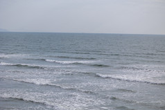 波涛汹涌的海浪海水浪花