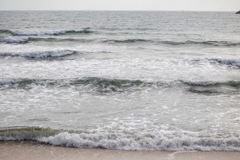 波涛汹涌的海浪海水浪花