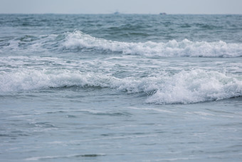 波涛汹涌的海浪海水浪花