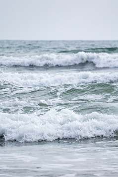 波涛汹涌的海浪海水浪花