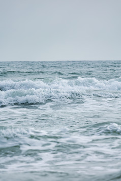 波涛汹涌的海浪海水浪花