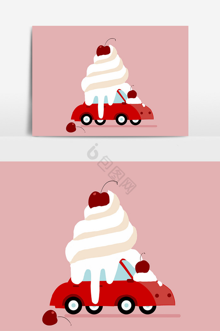 小车冰淇淋图片