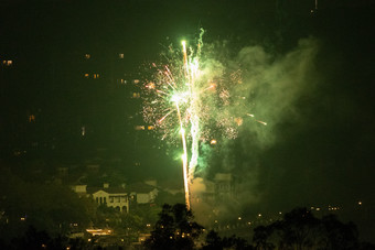 新年<strong>烟花</strong>节日气氛焰火