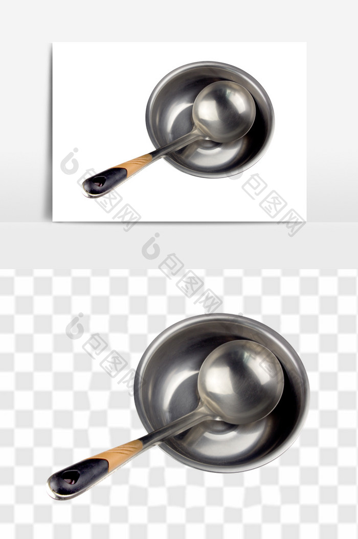 金属锅勺组合元素