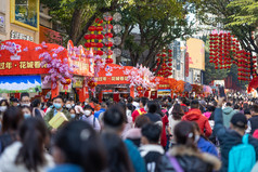 广州过年春节花街花市