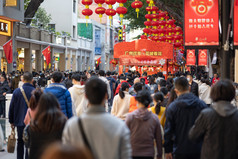 广州过年春节花街花市