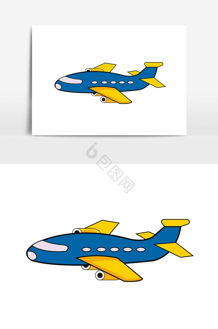 航空飞机插画图片