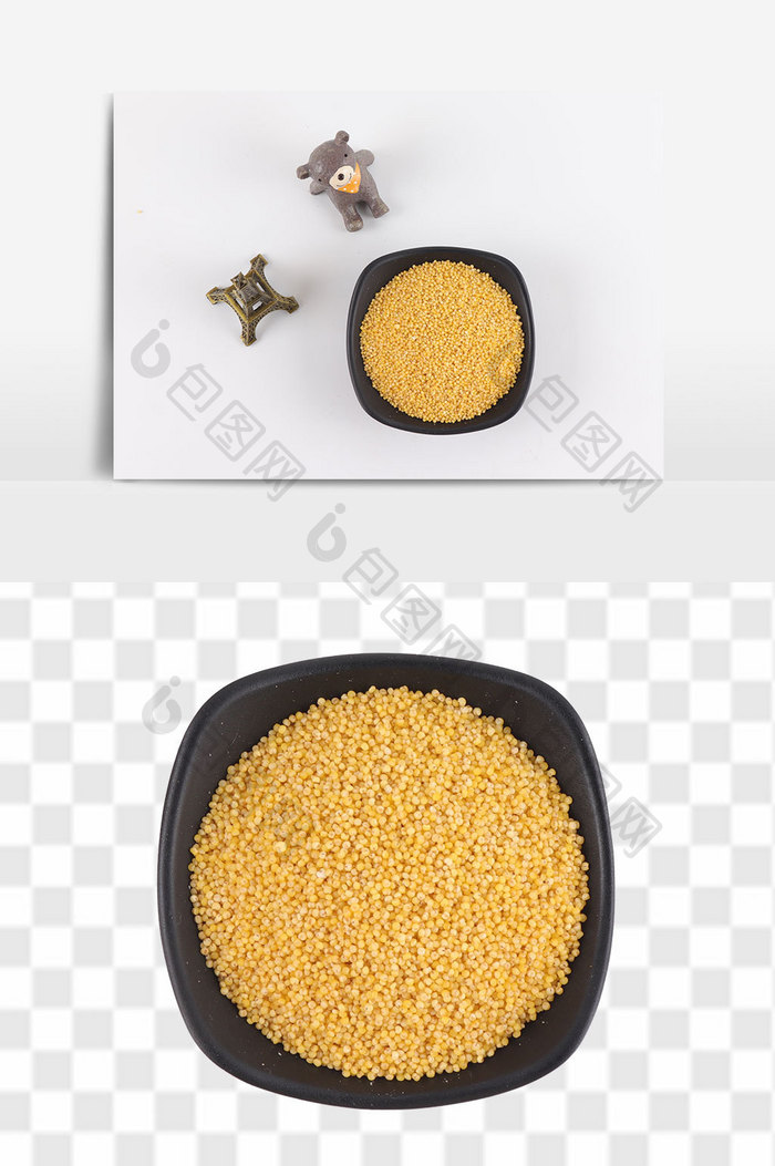 粮食小米柴米油盐电商食物素材