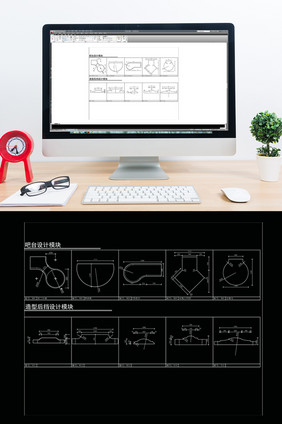 CAD吧台设计图例