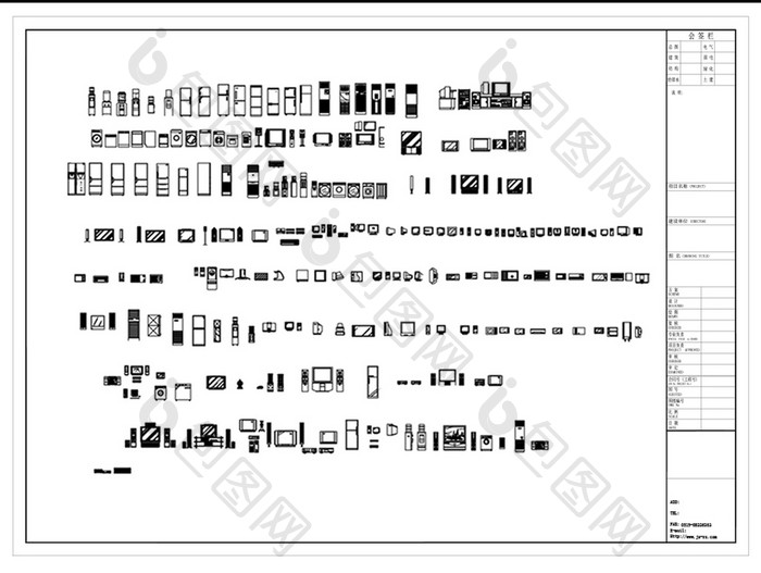 立面电器CAD模块