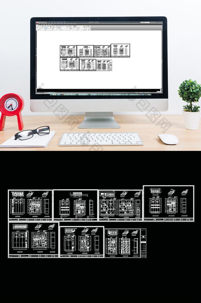小空间衣柜设计CAD图例