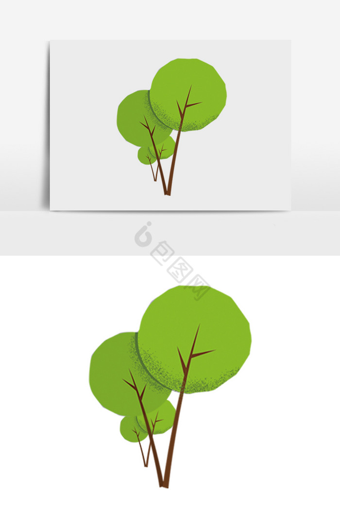 树插画图片