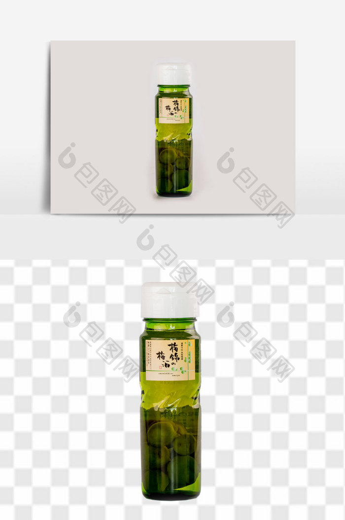 日式梅酒玻璃瓶淘宝素材