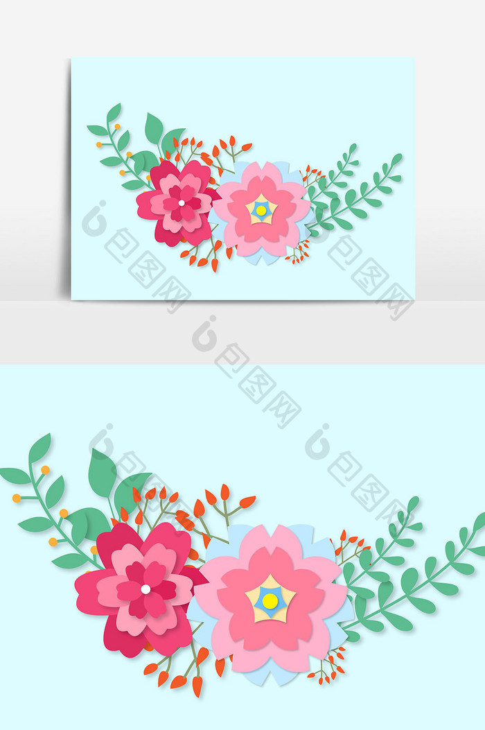 水彩花 Ai素材 包图网