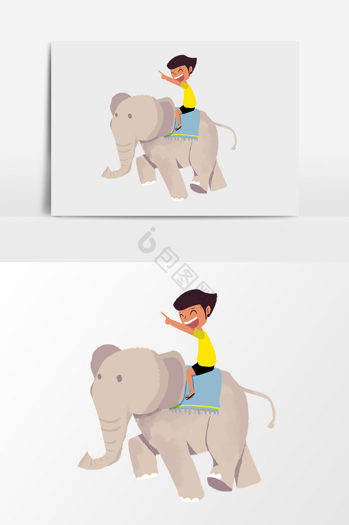 大象男孩图片