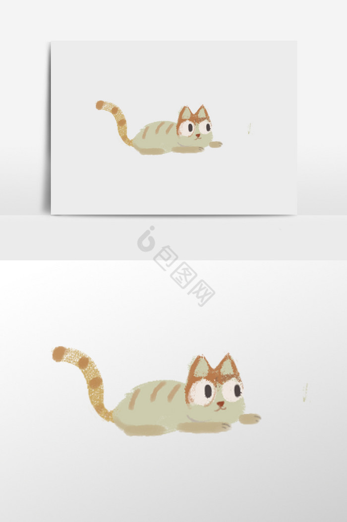 小猫咪插画图片