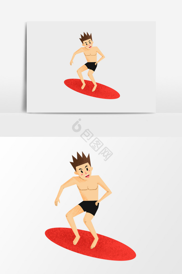 冲浪男人图片