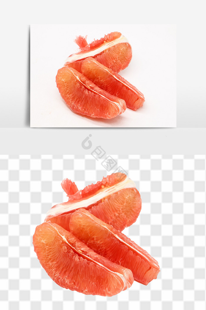 淘宝电商红心柚子图片