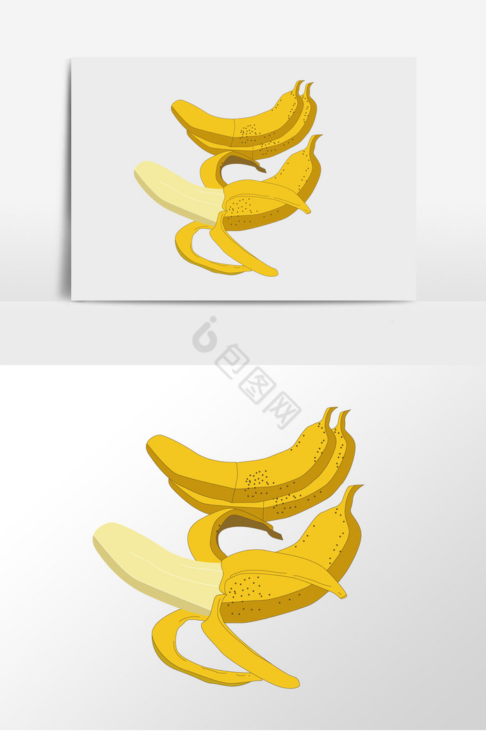 夏日清凉香蕉图片