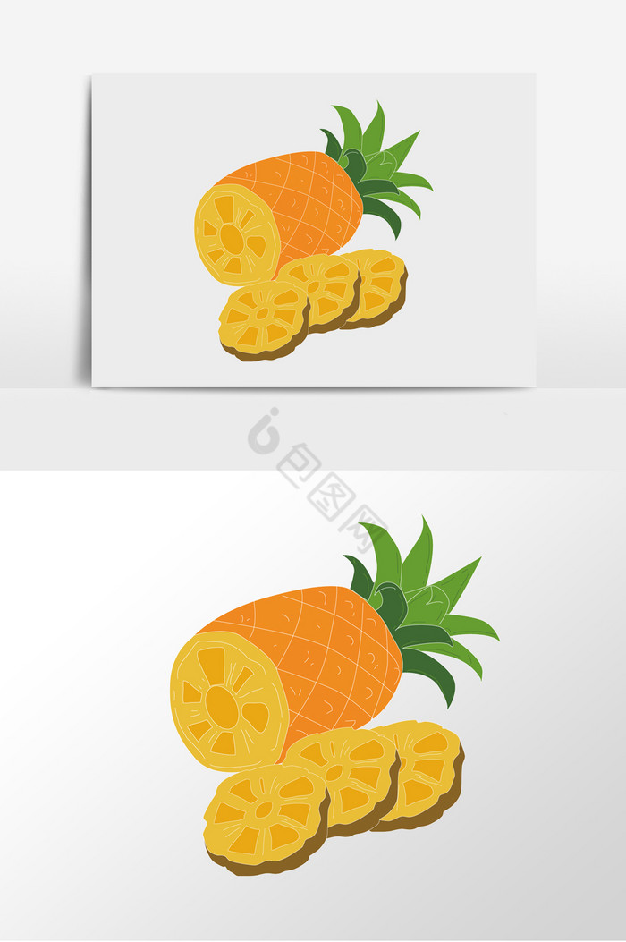 夏日水果菠萝图片