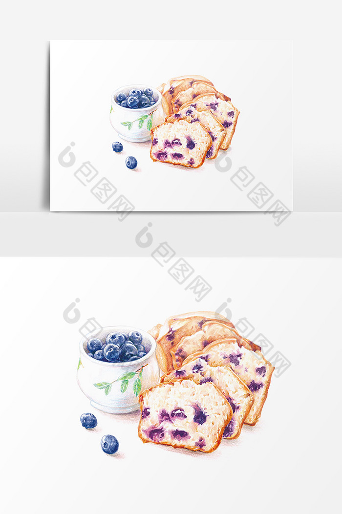 早餐蓝莓图片图片
