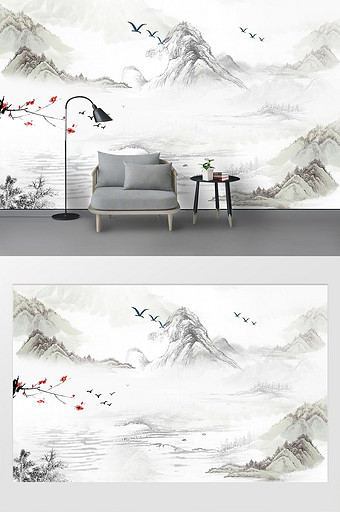 水墨画图片 水墨画素材 水墨画海报 包图网 水墨画图片 水墨画素材 水墨画海报 包图网
