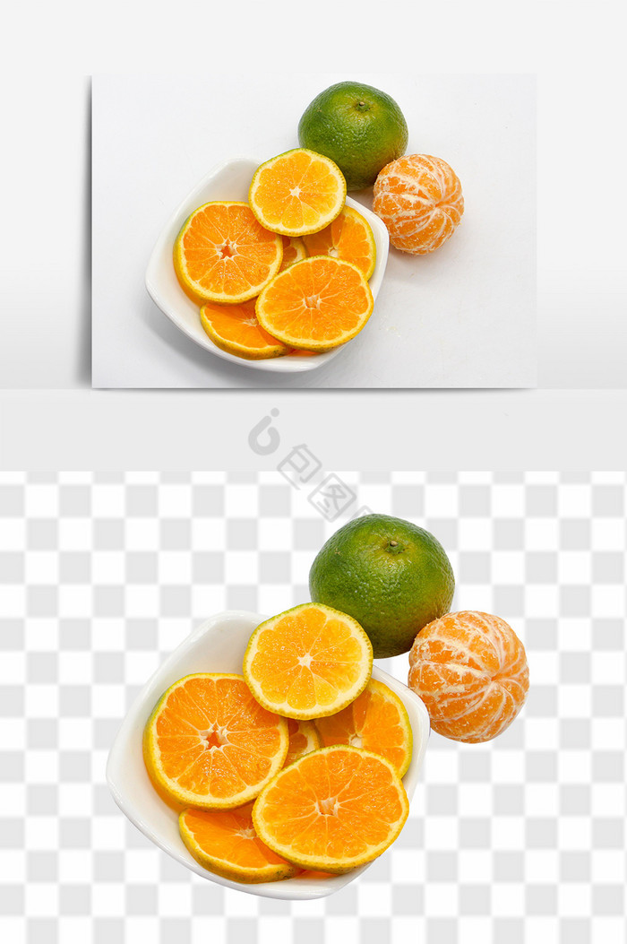 美味多汁橘子图片