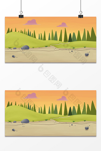 夏季沙滩石头设计背景图图片