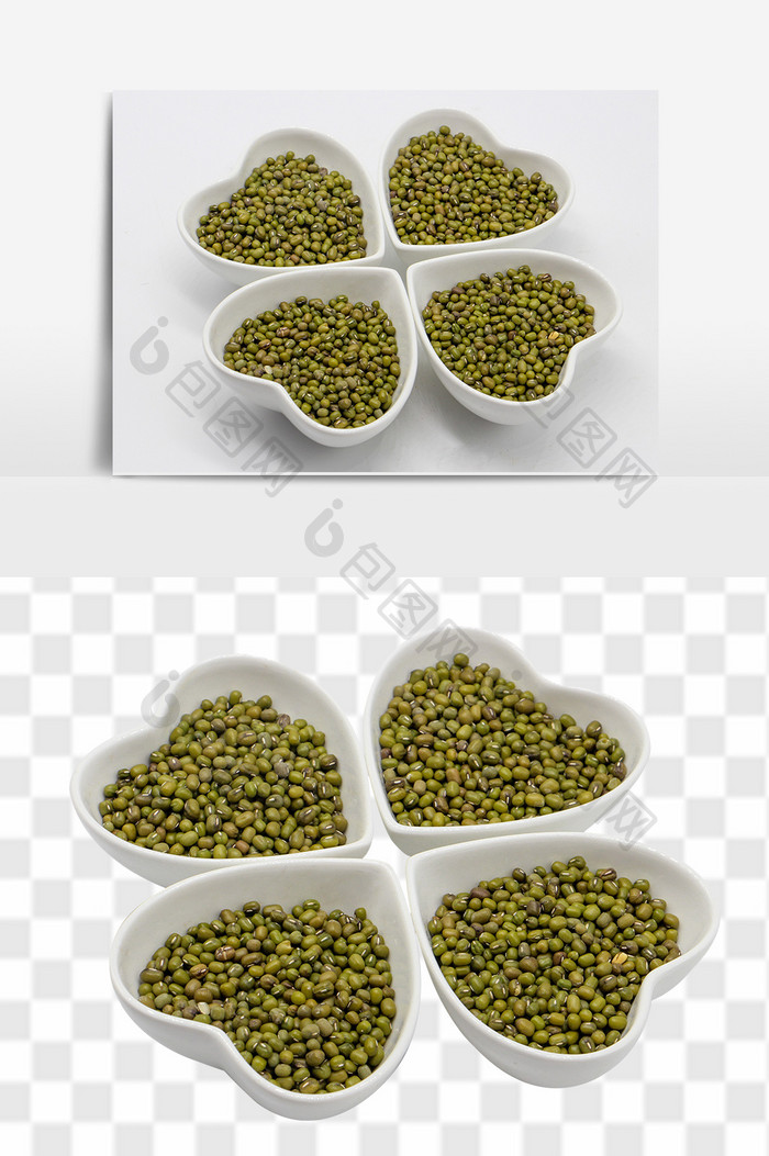 传统食材绿豆淘宝元素