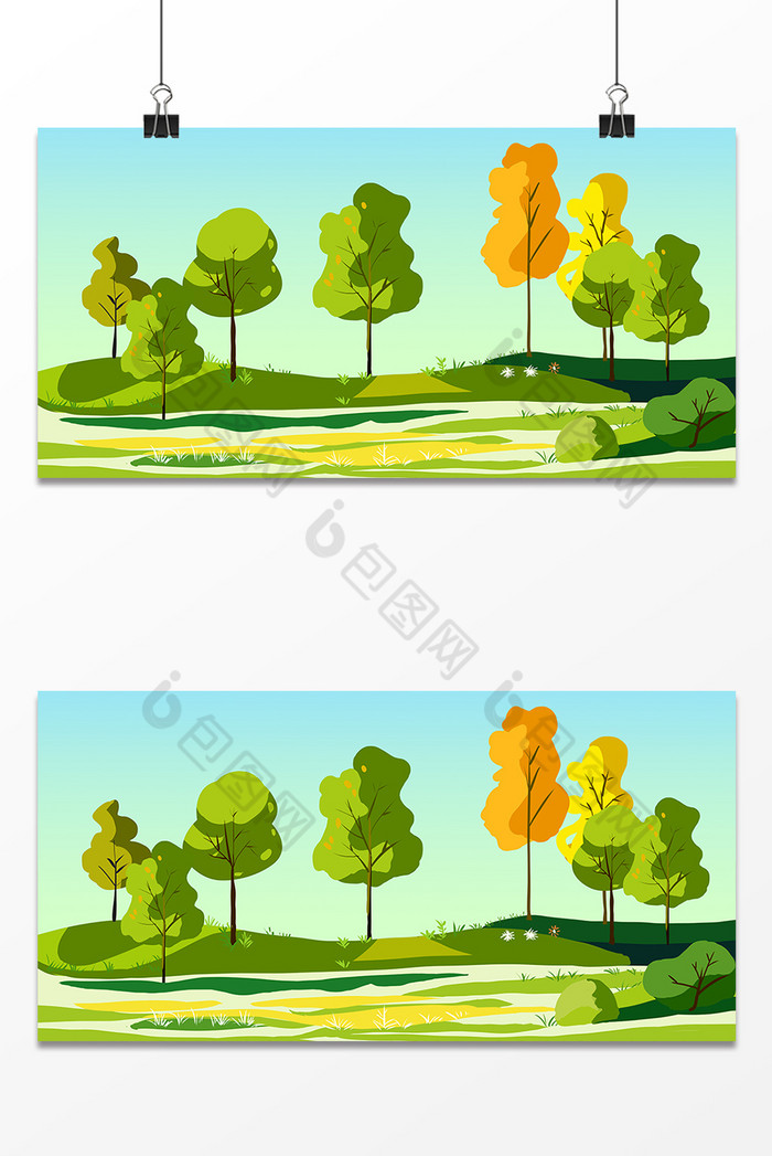 夏季植物树木图图片图片