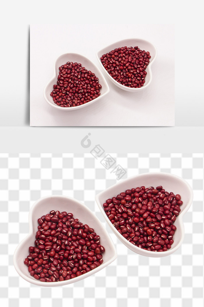 农作物红豆免抠图片
