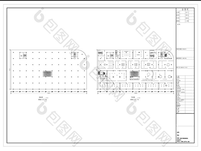 灯具展厅CAD设计