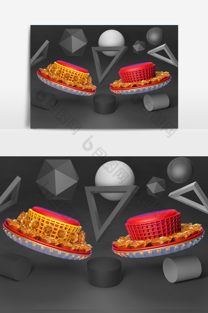 C4D帽子图片图片